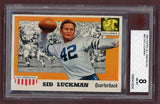 1955 Topps Football #085 Sid Luckman Columbia BVG 8 NM/MT 523080