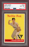1958 Topps Baseball #400 Nellie Fox White Sox PSA 8 NM/MT 523195