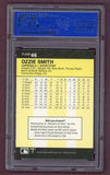 1986 Fleer #046 Ozzie Smith Cardinals PSA 9 MINT 523252
