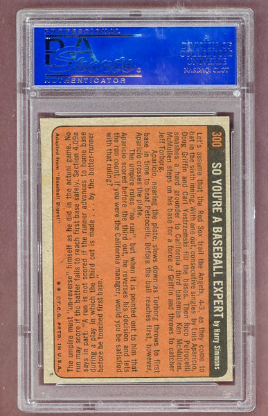 1972 Topps Baseball #300 Hank Aaron IA Braves PSA 8 NM/MT mc 523266