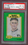 1987 Baseball's Greats Ty Cobb Tigers PSA 8 NM/MT 523289