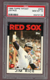 1986 Topps Tiffany #320 Jim Rice Red Sox PSA 10 GEM MINT 523350