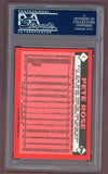 1986 Topps Tiffany #001 Pete Rose Reds PSA 8 NM/MT 523354