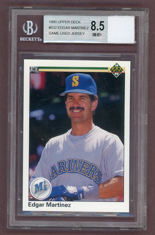 1990 Upper Deck #532 Edgar Martinez Mariners BVG 8.5 NM/MT+ 523400