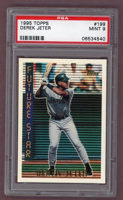 1995 Topps #199 Derek Jeter Yankees PSA 9 MINT 523469