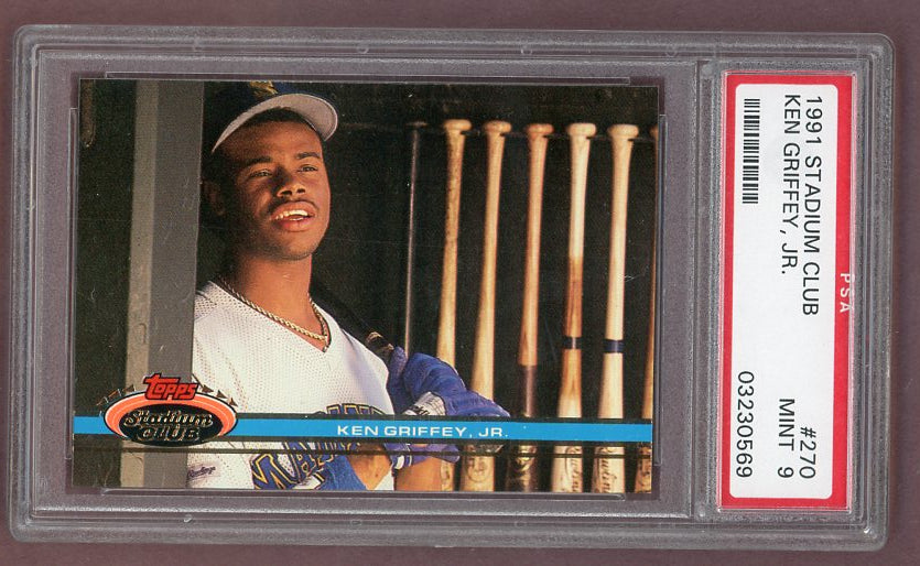 1991 Stadium Club #270 Ken Griffey Jr Mariners PSA 9 MINT 523500