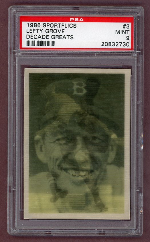 1986 Sportflics Greats #003 Lefty Grove Red Sox PSA 9 MINT 523511