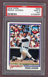 1978 Topps Baseball #200 Reggie Jackson Yankees PSA 9 MINT oc 523548