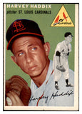 1954 Topps Baseball #009 Harvey Haddix Cardinals EX-MT 523696