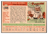 1955 Topps Baseball #188 Charlie Silvera Yankees EX-MT 523708