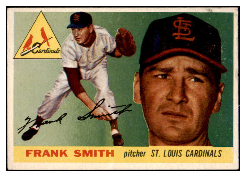 1955 Topps Baseball #204 Frank Smith Cardinals EX-MT 523709