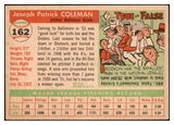 1955 Topps Baseball #162 Joe Coleman Orioles EX 523711