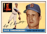 1955 Topps Baseball #163 Faye Throneberry Red Sox EX-MT 523716