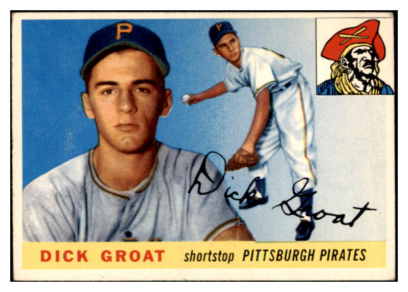 1955 Topps Baseball #026 Dick Groat Pirates EX-MT 523718