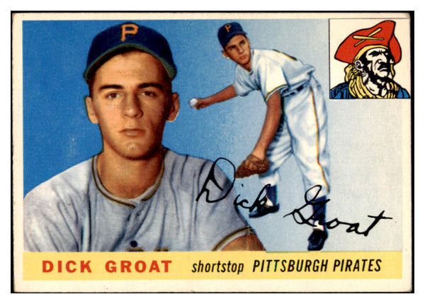 1955 Topps Baseball #026 Dick Groat Pirates EX-MT 523718