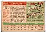 1955 Topps Baseball #043 Harvey Haddix Cardinals EX-MT 523720