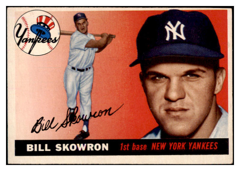 1955 Topps Baseball #022 Bill Skowron Yankees EX-MT 523721