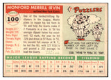 1955 Topps Baseball #100 Monte Irvin Giants EX 523725
