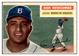 1956 Topps Baseball #235 Don Newcombe Dodgers EX 523726