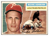 1956 Topps Baseball #120 Richie Ashburn Phillies EX White 523730