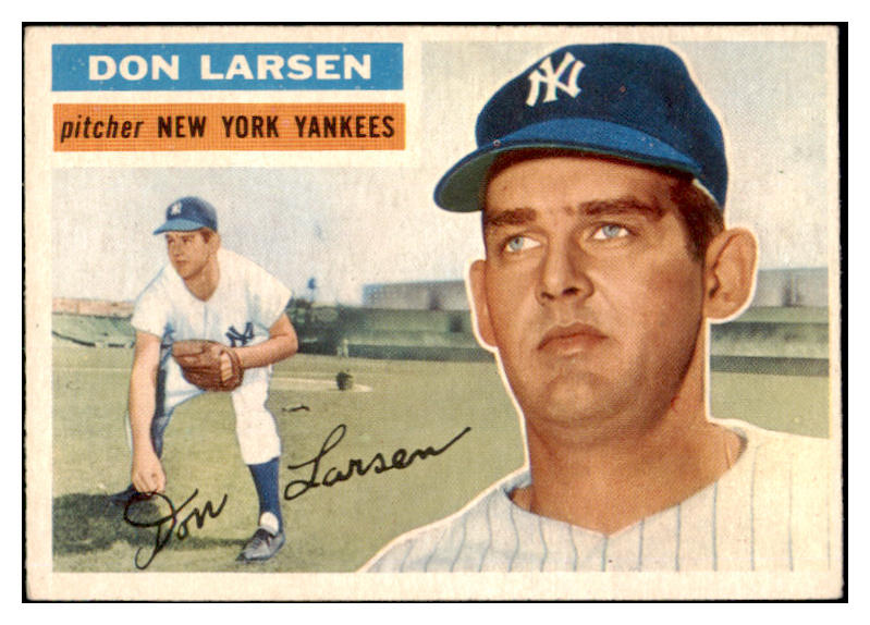 1956 Topps Baseball #332 Don Larsen Yankees EX-MT 523743