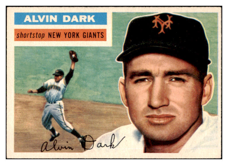 1956 Topps Baseball #148 Alvin Dark Giants EX-MT Gray 523746