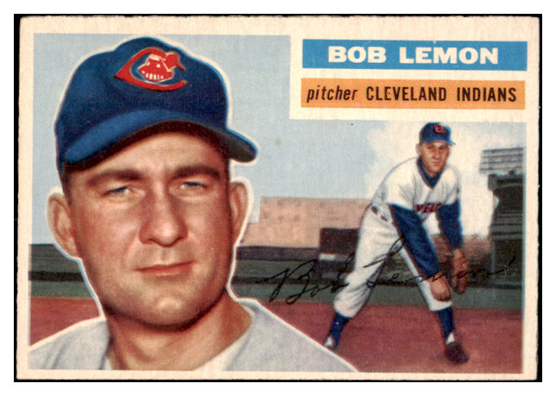 1956 Topps Baseball #255 Bob Lemon Indians EX-MT 523751