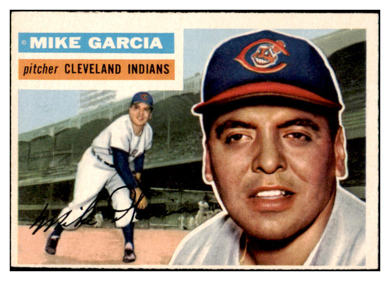 1956 Topps Baseball #210 Mike Garcia Indians EX 523759