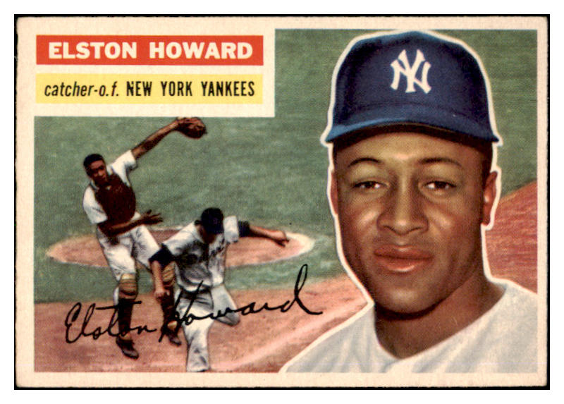 1956 Topps Baseball #208 Elston Howard Yankees EX-MT 523761