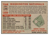 1956 Topps Baseball #146 Washington Senators Team EX-MT Gray 523764