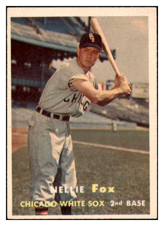 1957 Topps Baseball #038 Nellie Fox White Sox EX-MT 523771