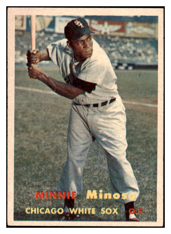 1957 Topps Baseball #138 Minnie Minoso White Sox EX-MT 523772