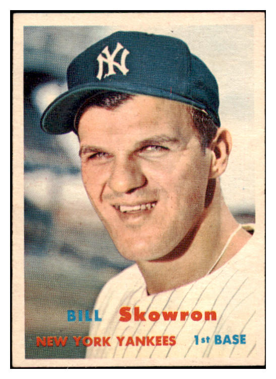 1957 Topps Baseball #135 Bill Skowron Yankees EX-MT 523773