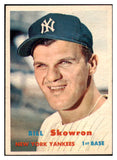 1957 Topps Baseball #135 Bill Skowron Yankees EX-MT 523773