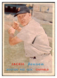 1957 Topps Baseball #220 Jackie Jensen Red Sox EX-MT 523775