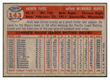 1957 Topps Baseball #143 Andy Pafko Braves EX-MT 523791