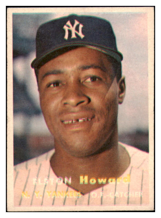 1957 Topps Baseball #082 Elston Howard Yankees EX 523795