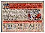 1957 Topps Baseball #199 Vern Law Pirates EX 523797