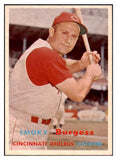 1957 Topps Baseball #228 Smoky Burgess Reds EX 523798