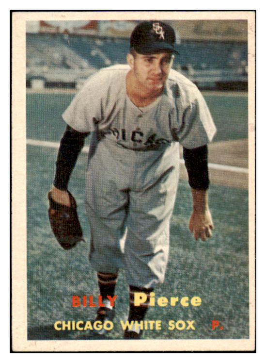 1957 Topps Baseball #160 Billy Pierce White Sox EX 523801