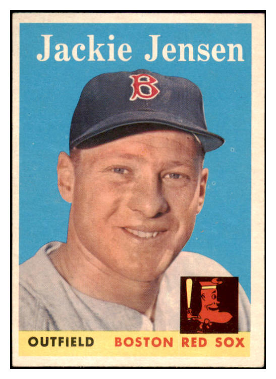 1958 Topps Baseball #130 Jackie Jensen Red Sox EX-MT 523821