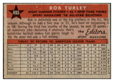 1958 Topps Baseball #493 Bob Turley A.S. Yankees EX 523826