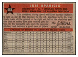 1958 Topps Baseball #483 Luis Aparicio A.S. White Sox EX 523830