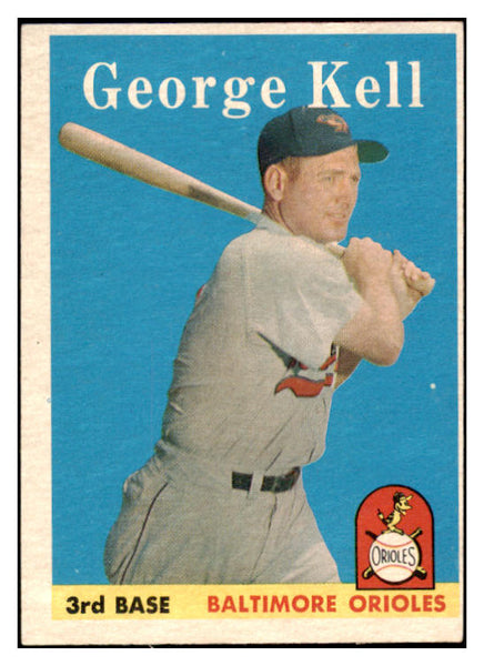 1958 Topps Baseball #040 George Kell Orioles EX 523837