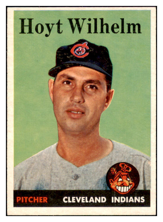 1958 Topps Baseball #324 Hoyt Wilhelm Indians EX-MT 523839