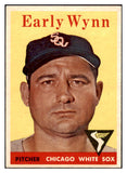 1958 Topps Baseball #100 Early Wynn White Sox EX-MT 523845