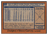 1978 Topps Baseball #350 Steve Garvey Dodgers EX-MT 523857