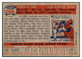 1957 Topps Baseball #266 Ken Kuhn Indians EX-MT 523862