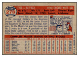 1957 Topps Baseball #278 Fred Hatfield White Sox EX-MT 523863