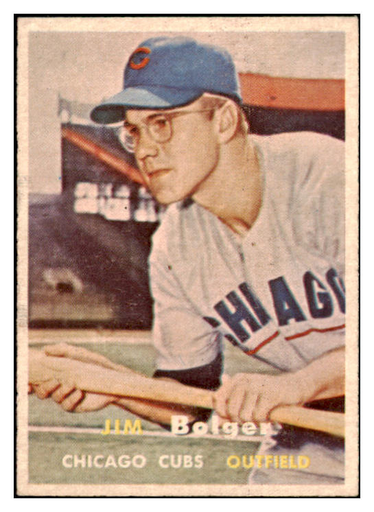 1957 Topps Baseball #289 Jim Bolger Cubs EX-MT 523871